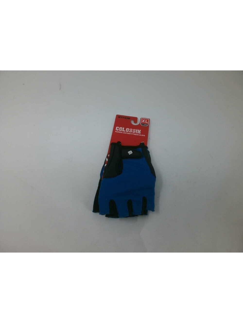 Ethos Colossix Fingerless Fitness Gloves XL Blue and Black